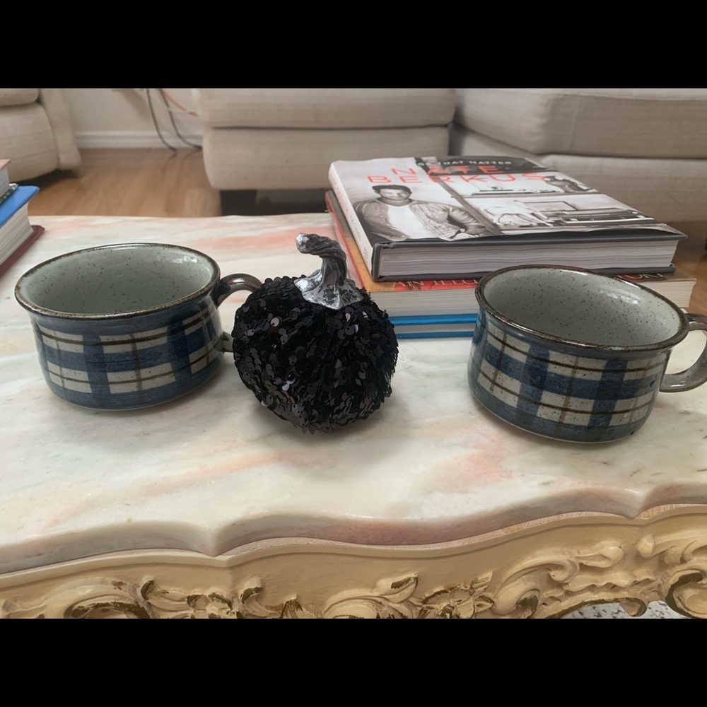 Pottery coffee mugs